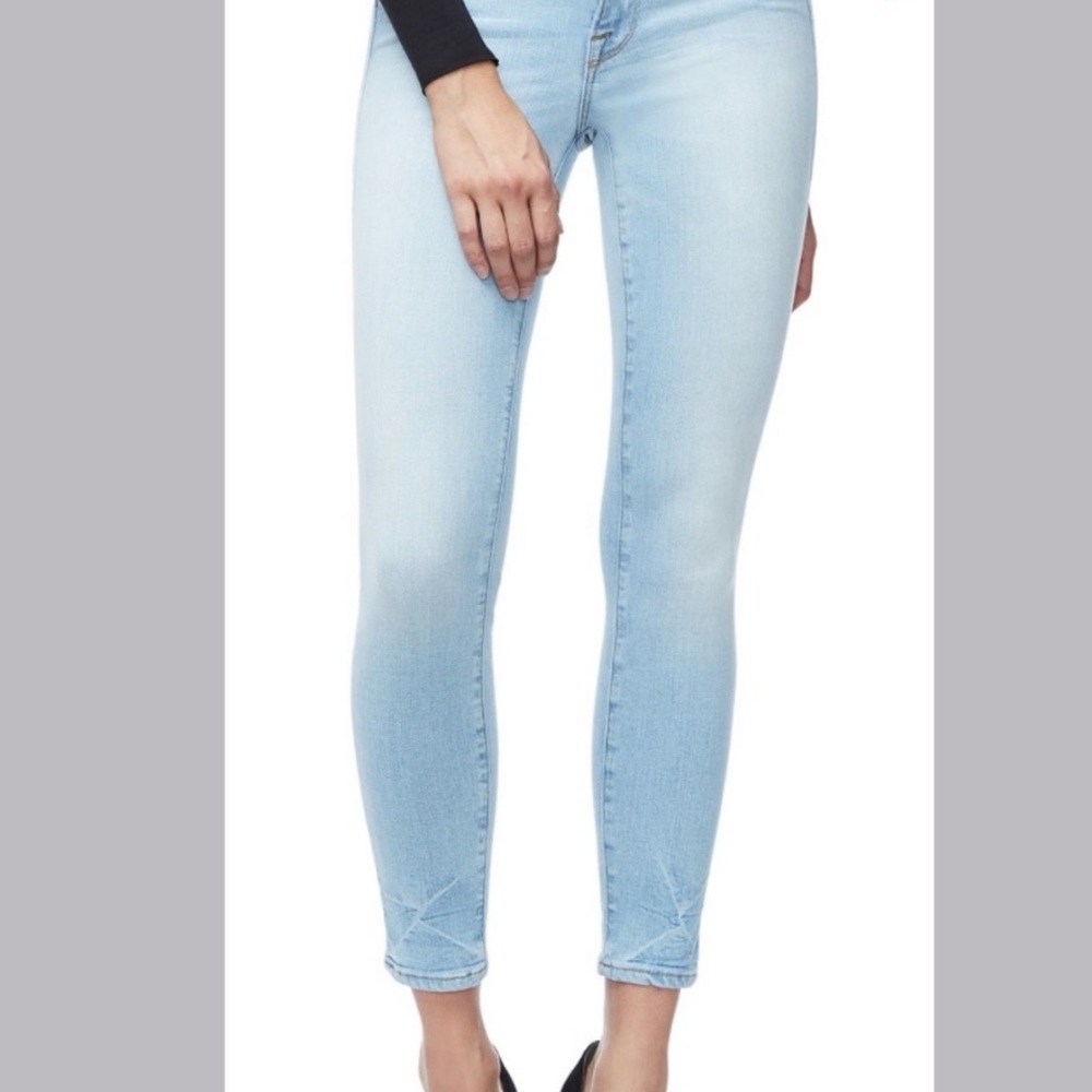 High Waist Crop Skinny Jeans